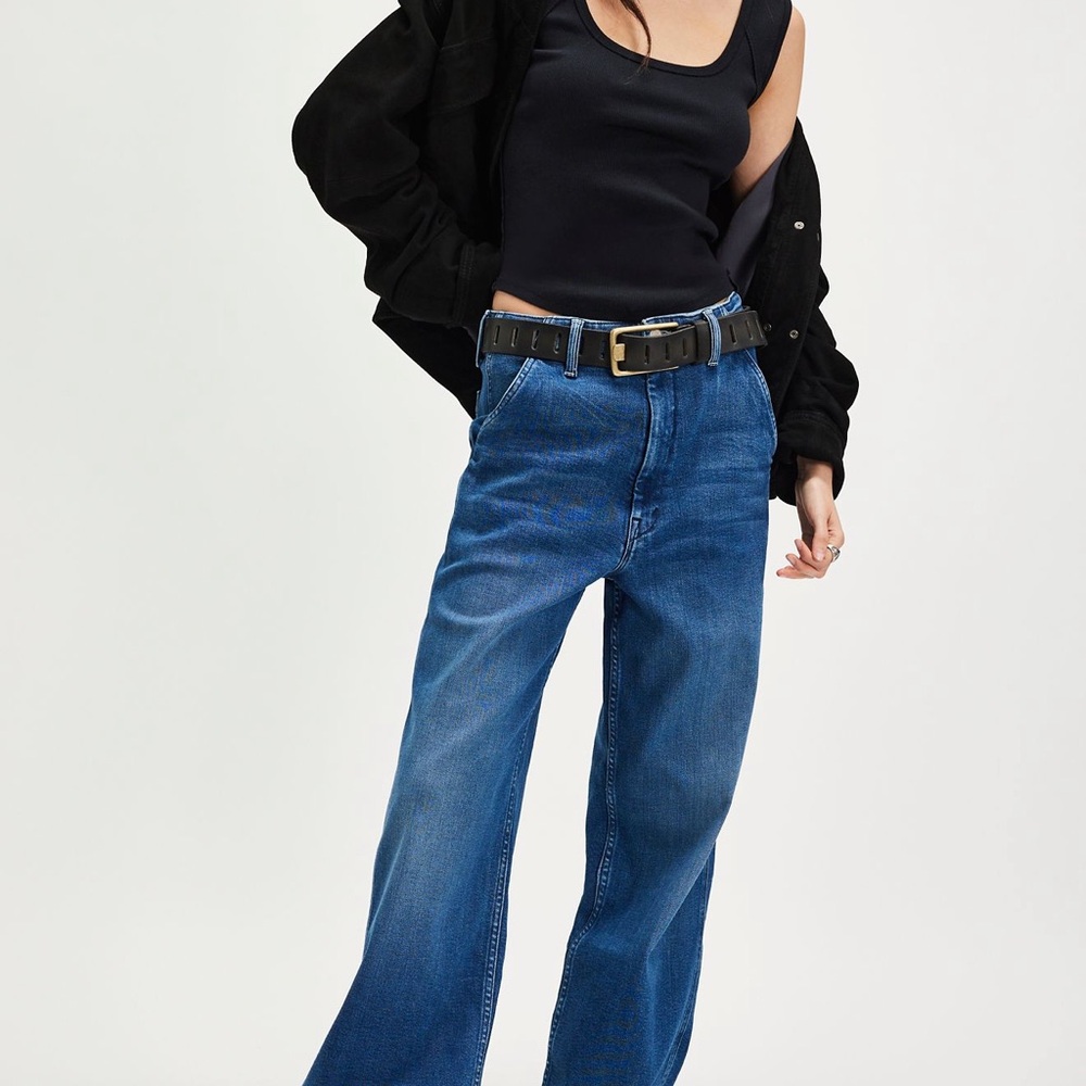 Mother major zip sneak jeans 26